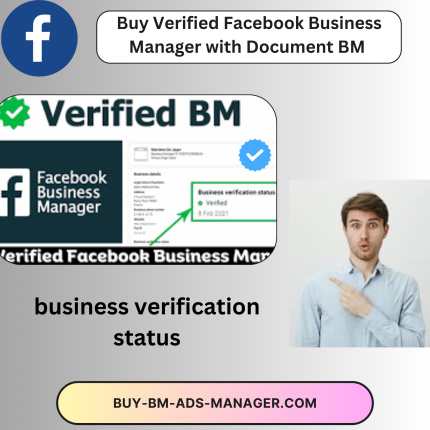 Buy Verified Facebook Business Manager with Document BM