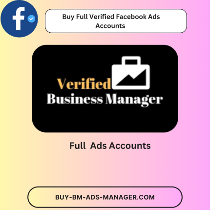 Buy Full Verified Facebook Ads Accounts