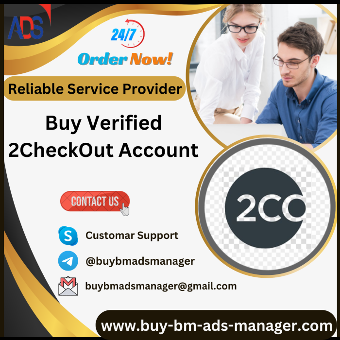 Buy Verified 2CheckOut Account