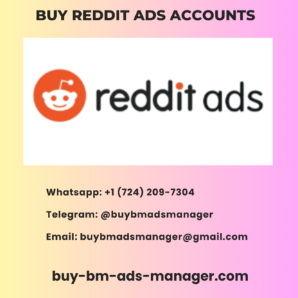 Buy Reddit ads Accounts