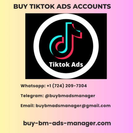 Buy Tiktok ads Accounts